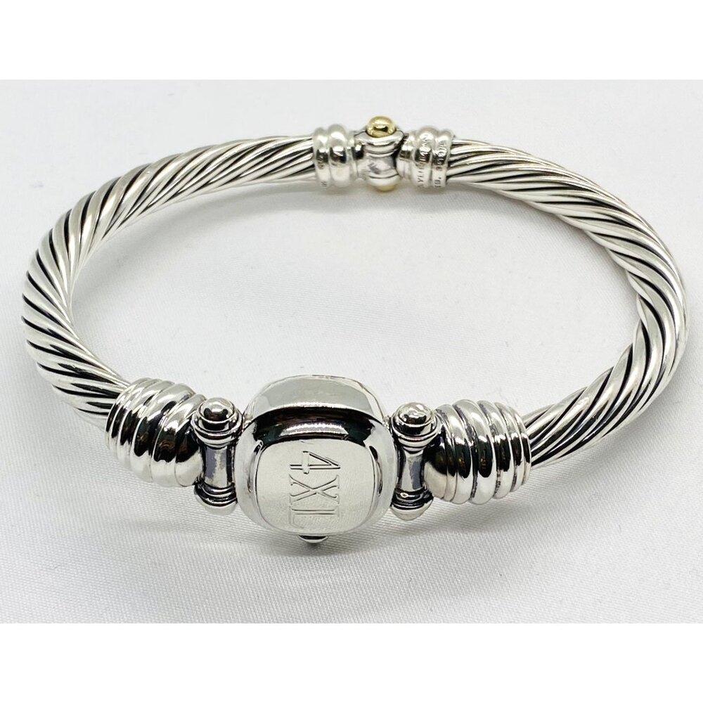 David Yurman Hinge Watch Case Bangle Bracelet 925 585 14k 4XLarge